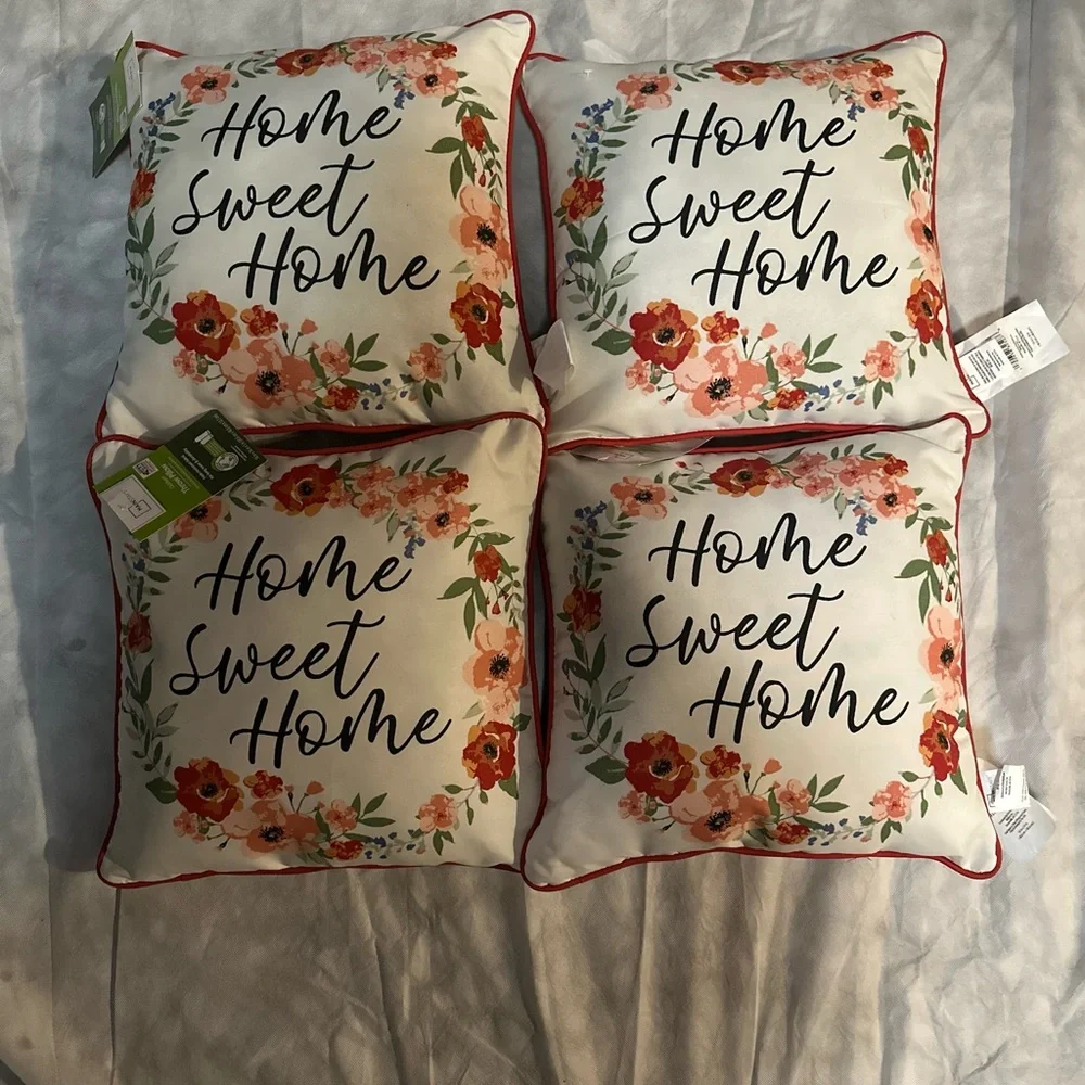 Home Sweet Home New Pillows. Multi Colored. - Picture 1 of 2